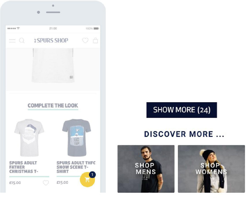 Leveraged out-of-the-box templates for social proof, geo-targeting, and contextual navigation