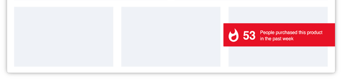 Social proof example