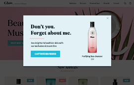Recordar a los clientes que regresan el lugar donde lo dejaron
