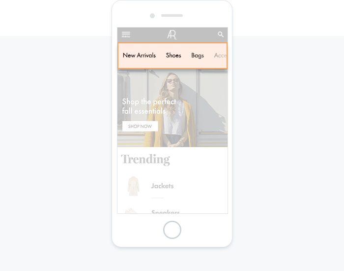 Creating a mobile-first navigation experience to drive discovery and purchases