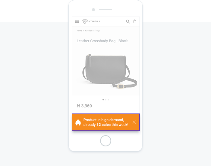 Aumento de la disponibilidad del producto para potenciar los mensajes de social proof