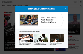 Triggering overlays for users displaying exit-intent with relevant recommendations