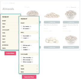 Tests A/B en los filtros y herramientas de la página de categoría