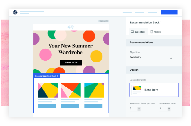 email recommendations