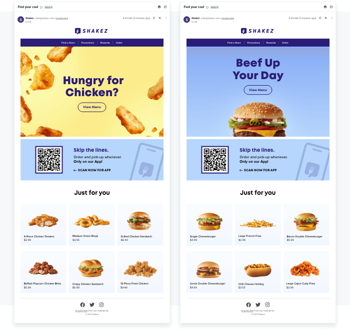 Personalize emails by affinity to drive engagement and conversions